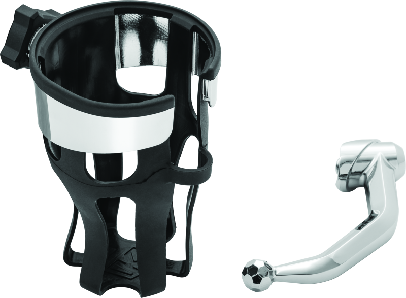 Kuryakyn Reflex Drink Holder Honda Goldwing DCT Handlebar Left Side Mount Chrome