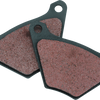 Twin Power 72-80 Banana Caliper Organic Brake Pads Replaces H-D 44135-74 44029-82 44098-77 44032-79
