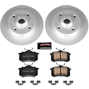Power Stop 99-02 Volkswagen Cabrio Rear Z23 Evolution Sport Coated Brake Kit
