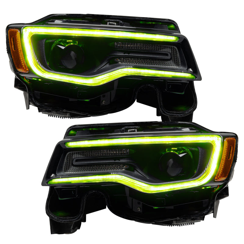 Oracle 1421 Jeep Grand Cherokee Dynamic Headlight DRL Upgrade Kit ColorSHIFT Dynamic