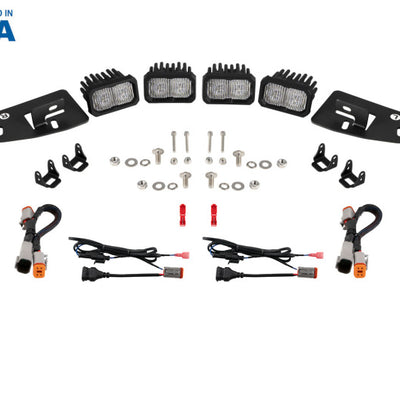 Diode Dynamics Stage Series Fog Pocket Mounting Brackets for 2019-Present Ram