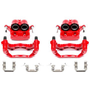 Power Stop 05-07 Infiniti G35 Front Red Calipers w/Brackets - Pair