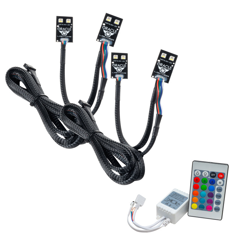 Oracle 2021 Ford Bronco Sport RGB+W Headlight DRL + Halo - w/ Simple Controller