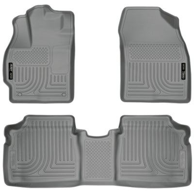 Husky Liners 10-12 Toyota Prius WeatherBeater Combo Gray Floor Liners