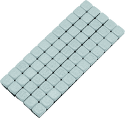 BikeMaster Square Wheel Weights Adhesive 1/4oz Silver