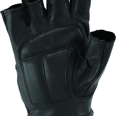 Kuryakyn Leather By River Road Diamond Shorty Gloves Black Womens - Small