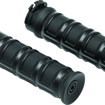 Kuryakyn Dillinger Grips Dual Cable Satin Black