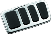 Kuryakyn ISO Brake Pedal Pad Longhorn Chrome