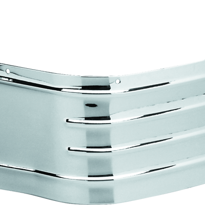 Bikers Choice 80-13 FLH 86-06 FLST Chrome Ribbed Fender Skirt