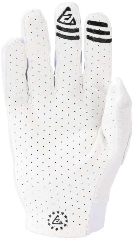 Answer 25 Aerlite Gloves White/Black Logo Youth - XS