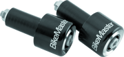 BikeMaster Anodized Aluminum Barend Pair - Black