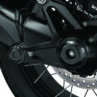 Kuryakyn Lodestar Rear Axle Sliders-BMW-Black