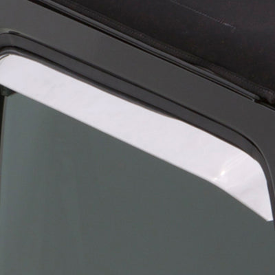 AVS 75-91 Ford E-100 Econoline Ventshade Window Deflectors 2pc - Stainless