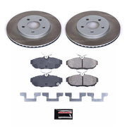 Power Stop 11-14 Ford Mustang Rear Semi-Coated Rotor Kit