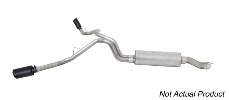 Gibson 19-23 Chevrolet Silverado/GMC Sierra 1500 4.3L-5.3L Crew Cab Black Elite Cat-Back Exhaust