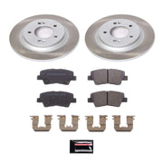 Power Stop 17-20 Kia Soul EV Rear Semi-Coated Rotor Kit