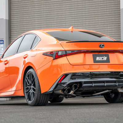 Borla 15-24 Lexus RC F Axle-Back Exhaust System S-Type - Black Chrome