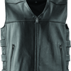 Kuryakyn Leather By River Road Plains Leather Vest Black - 2XL