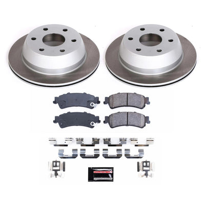 Power Stop 00-02 GMC Yukon XL 1500 Rear Semi-Coated Rotor Kit
