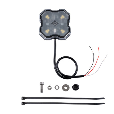 Diode Dynamics Stage Series Single Color LED Rock Light - White Diffused Hookup (one)