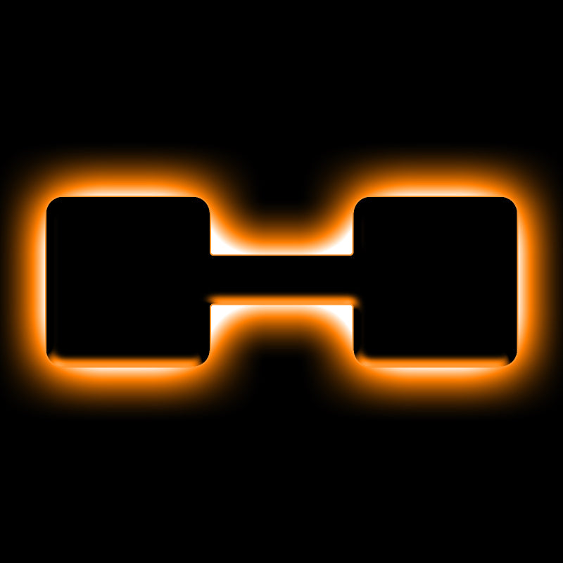 ORACLE Lighting Universal Illuminated LED Letter Badges - Matte Blk Surface Finish - H