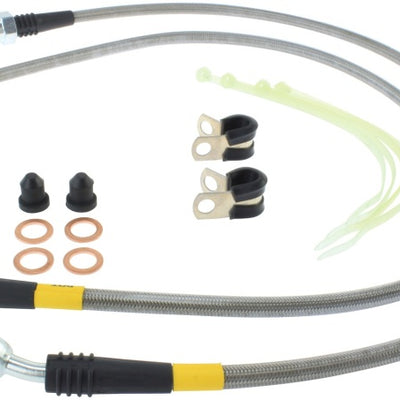 StopTech 02-05 Avalanche / 99-05 Silverado 1500 2WD/4WD Stainless Steel Front Brake Lines