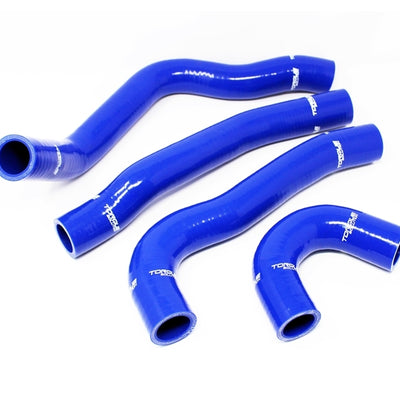 Torque Solution 08-15 Mitsubishi Evolution X Silicone Radiator Hose Kit - Blue