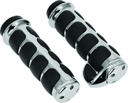 Kuryakyn ISO Grips With Throttle Boss Throttle-By-Wire Chrome
