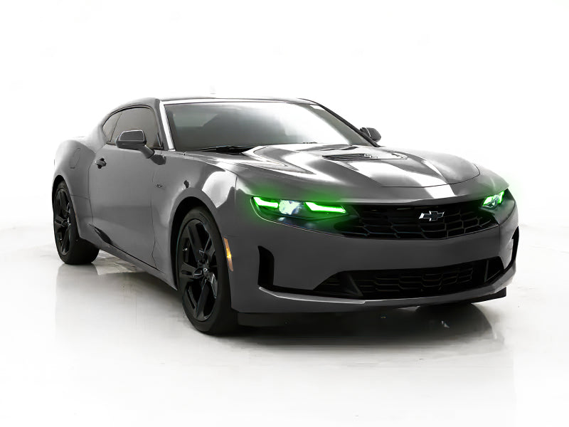 Oracle 19-21 Chevy Camaro LS/LT RGB+A Headlight DRL Kit - ColorSHIFT w/ RF Controller