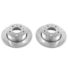 Power Stop 14-19 Ram ProMaster 1500 Rear Evolution Drilled & Slotted Rotors - Pair