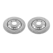 Power Stop 03-10 Audi A8 Quattro Rear Evolution Drilled & Slotted Rotors - Pair