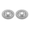 Power Stop 03-10 Audi A8 Quattro Rear Evolution Drilled & Slotted Rotors - Pair