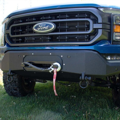 Fishbone Offroad 2021+ F150 Pelican Winch Plate Only (Fits FB22366) - Black Texture