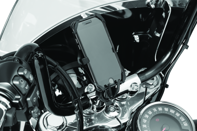 Kuryakyn Free-Flex Device Holder Handlebar Clamp Mount Black