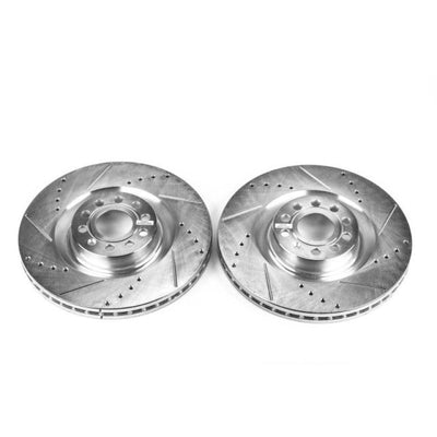 Power Stop 09-11 Volkswagen CC Front Evolution Drilled & Slotted Rotors - Pair
