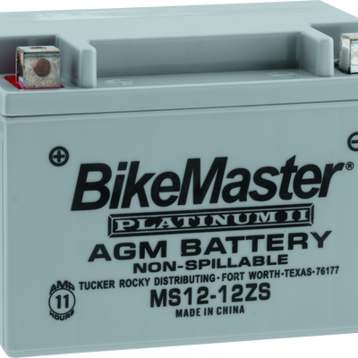 BikeMaster AGM Battery - MS12-12ZS