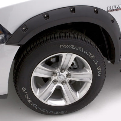 Lund 02-08 Dodge Ram 1500 RX-Rivet Style Smooth Elite Series Fender Flares - Black (4 Pc.)