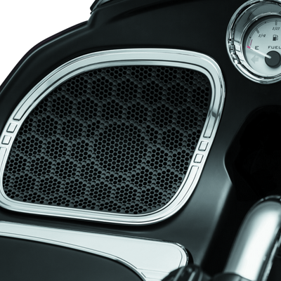 Kuryakyn Tri-Line Speaker Accents For Road Glide Chrome