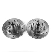 Power Stop 1967 Ford Fairlane Front Evolution Drilled & Slotted Rotors - Pair