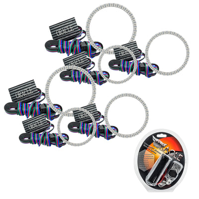 Oracle Chevrolet Corvette C6 05-13 Halo Kit - Triple - ColorSHIFT 2