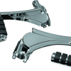 Kuryakyn Adjustable Passenger Pegs With ISO Small Pegs Chrome