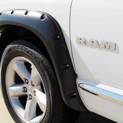 Lund 02-08 Dodge Ram 1500 RX-Rivet Style Smooth Elite Series Fender Flares - Black (4 Pc.)