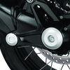 Kuryakyn Lodestar Rear Axle Sliders-BMW-Silver