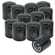 S&S Cycle Sportster/Evolution Models Black Oil Filters - 12 Pack