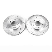 Power Stop 04-08 Mitsubishi Endeavor Front Evolution Drilled & Slotted Rotors - Pair