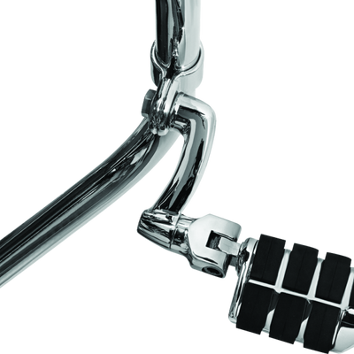 Kuryakyn Longhorn Offset Dually ISO Peg With 1-1/2in Clamp Chrome