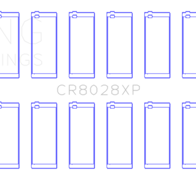 King Engine Bearings Chevrolet Custom Performance (Size STDX) Connecting Rod Bearing Set