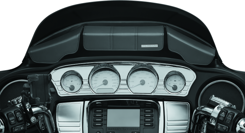 Kuryakyn Batwing Fairing Pouch Bag 14 and Up Black