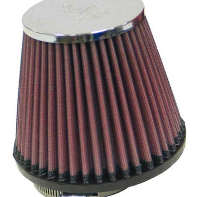 K&N Universal Chrome Filter 2.875in Flange ID / 5.188 Base OD / 3.5in Top OD / 4.438in Height