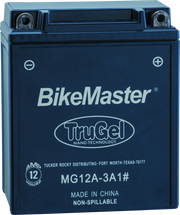 BikeMaster TruGel Battery - MG12A-3A1